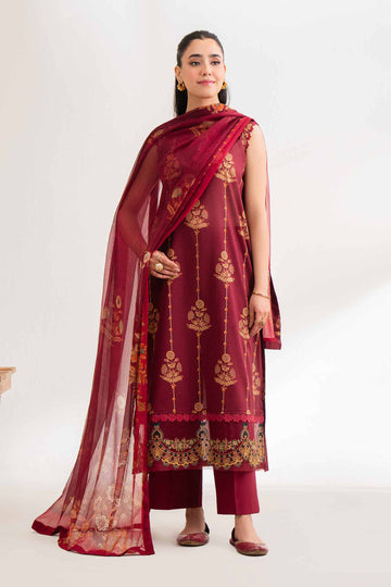 Nishat Linen 2 Piece - Digital Printed Embroidered Suit - 42501722 Online Shopping